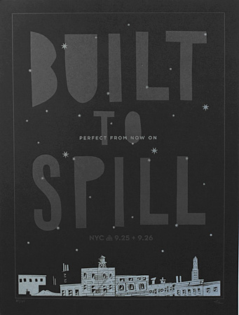 Tae Won Yu: Build To Spill poster $22